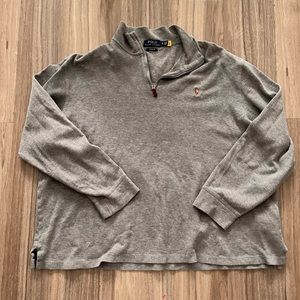 Polo Ralph Lauren Mens Extra Large Estate Rib Quarter-Zip Pullover Sweatshirt